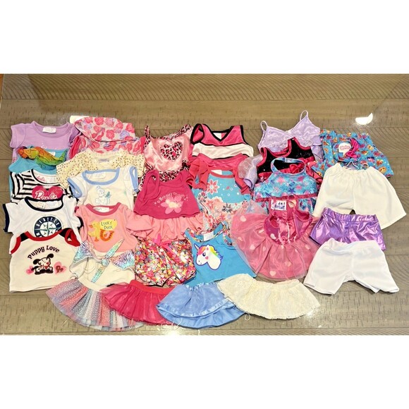 Build A Bear Clothing Large Lot Shorts Skirts Shirts Shoes Outfits Dresses BAB - Picture 1 of 8